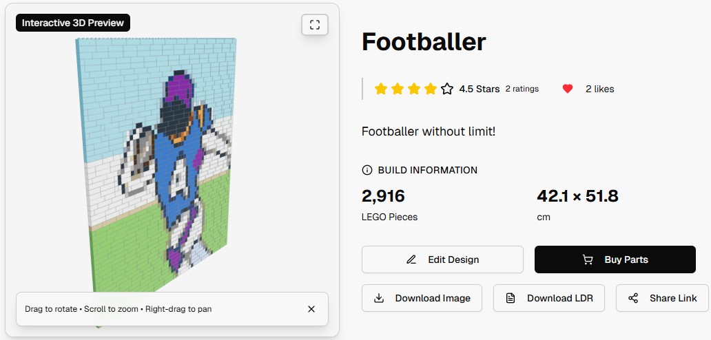 brick art project alt text